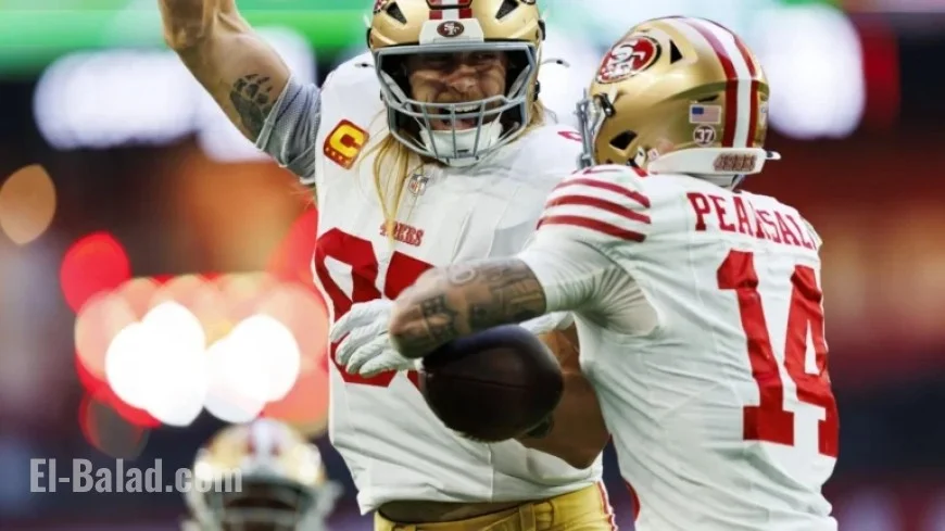 49ers Sideline WR Ricky Pearsall; TE George Kittle Set for Comeback