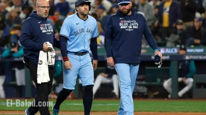 George Springer Leaves Blue Jays’ Game 5 After Knee Injury