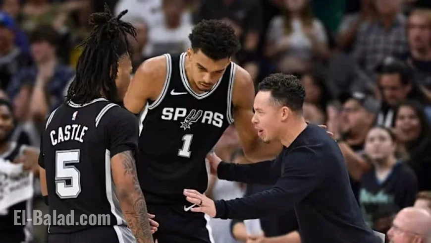 San Antonio Spurs Exercise Options for Wembanyama, Castle