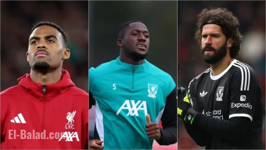 Ryan Gravenberch, Ibrahima Konate, Alisson Becker Injury Updates