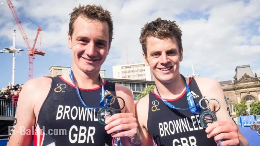 Alistair and Jonny Brownlee Captured in PA Photograph