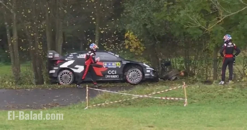 Ogier Crashes Out of Central European Rally Stage