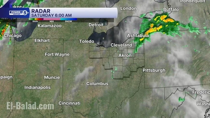 Cleveland weather this weekend: summerlike today, high-impact wind and rain Sunday, then a sharp cool-down
