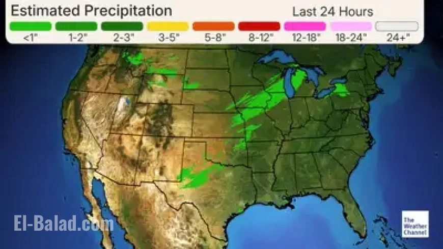 U.S. weather today: severe storms in the Lower Mississippi Valley, gales brewing on the Great Lakes, and a quick-hit Pacific Northwest soaker