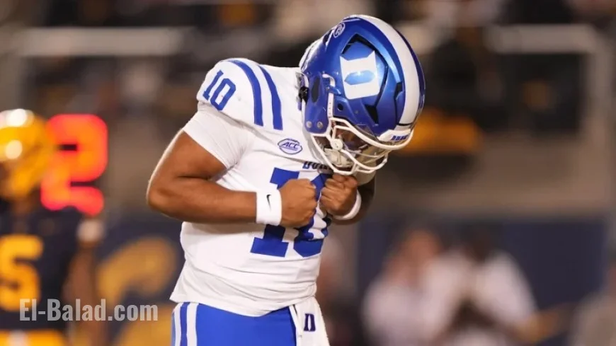 Darian Mensah’s Fumbled Handoff Dooms Blue Devils