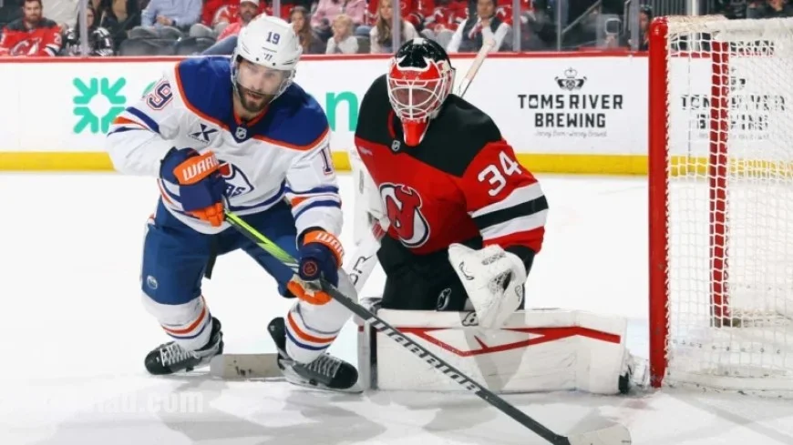 Pickard Starts as Oilers Face Devils; Lazar Debuts