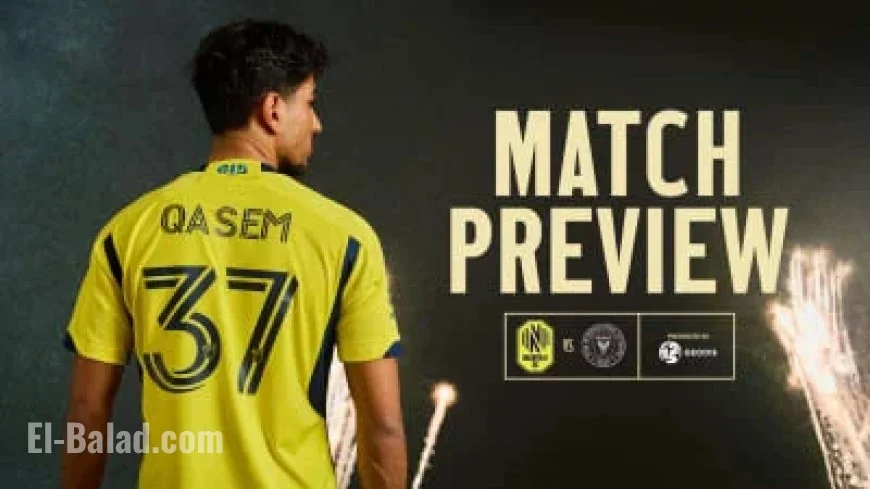 Nashville SC Faces Inter Miami in Final MLS Home Match