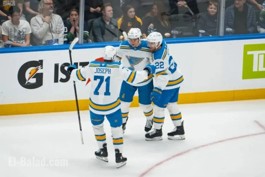 Blues Revamp Lineup Ahead of Saturday’s Game Against Stars