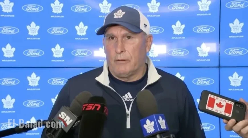 Craig Berube Explains Benching Easton Cowan During Third Period vs. NYR