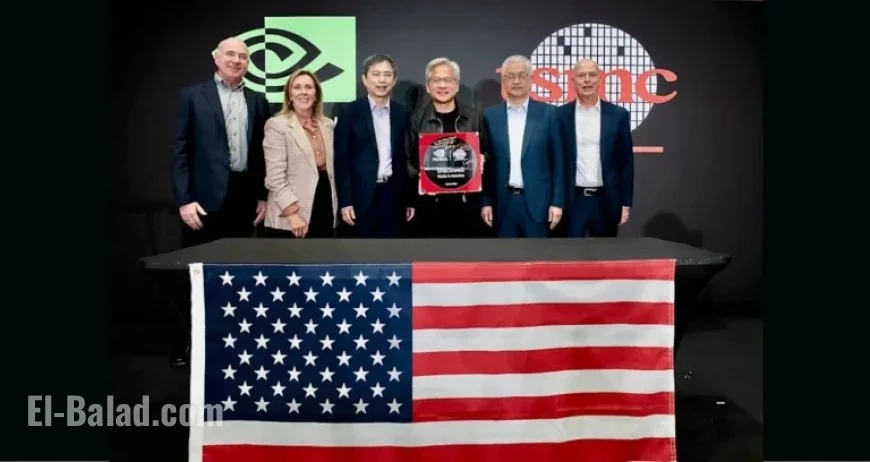 NVIDIA Unveils First US-Made Blackwell Wafer