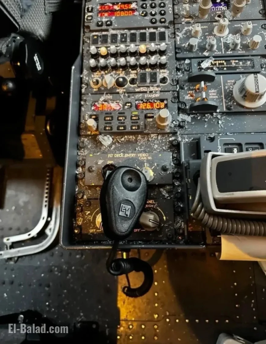 United Captain Reveals Space Debris Damaged Plane at 36,000 Feet, Photos Show Impact