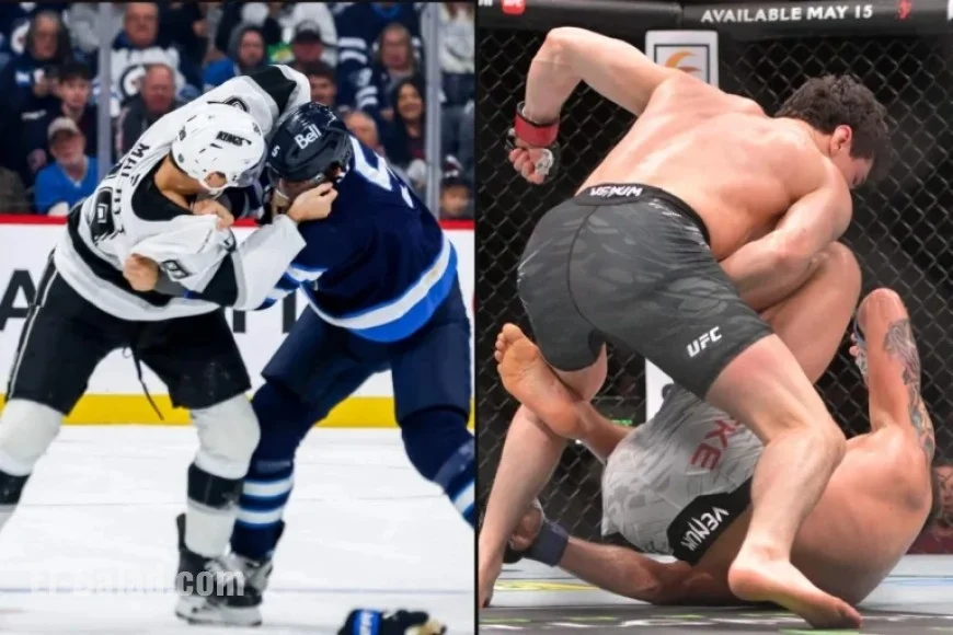 Brothers Jeff and Mike Malott Pursue Paralleled Careers in NHL, UFC