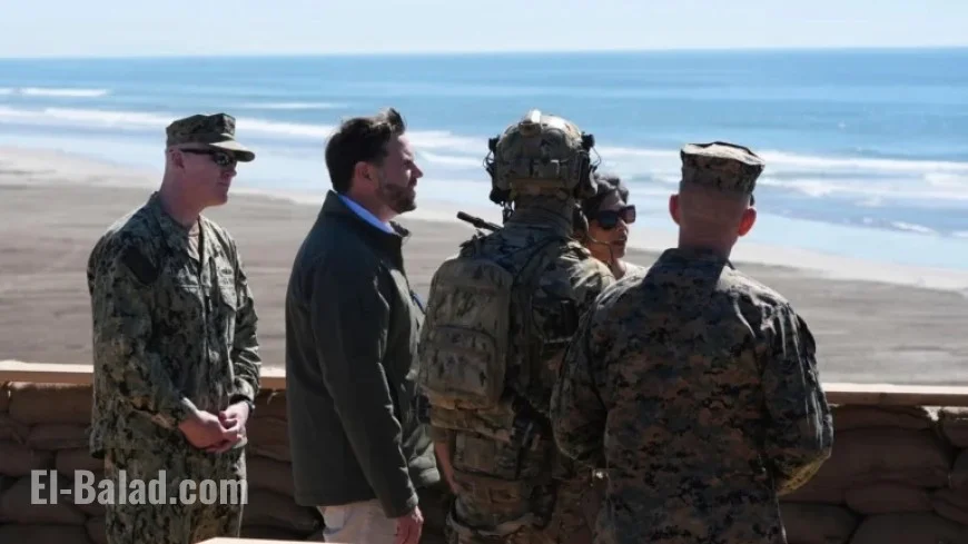 California’s Newsom Criticizes Artillery Plan During Vance’s Highway Visit
