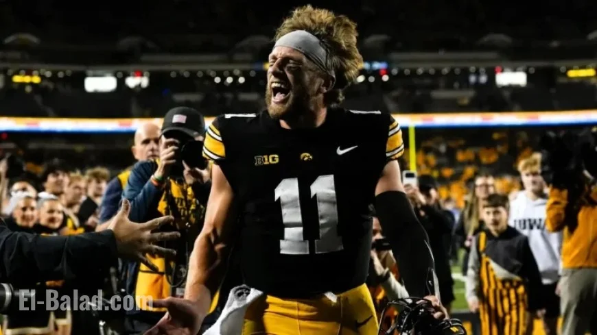 Iowa Triumphs Over Penn State in Mark Gronowski’s Signature Performance
