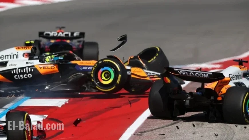 Lando Norris, Oscar Piastri React to Austin Sprint’s Lap 1 Collision