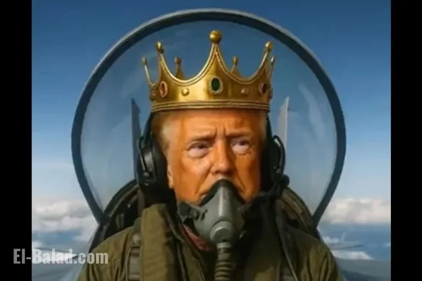 AI Video Shows ‘King Trump’ Jet Dropping Brown Liquid on Protesters
