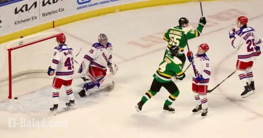 Knights Secure Dominant Victory in OHL Rivalry Week Opener in Kitchener
