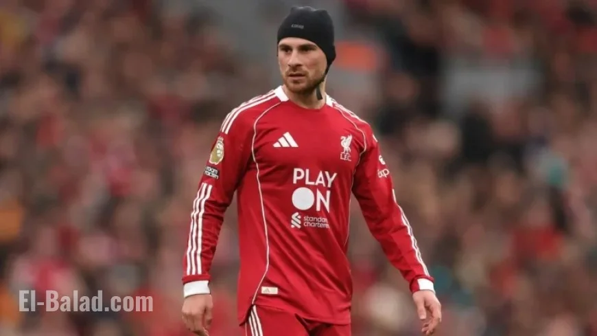 Alexis Mac Allister Sports Hat in Liverpool vs Man Utd Clash