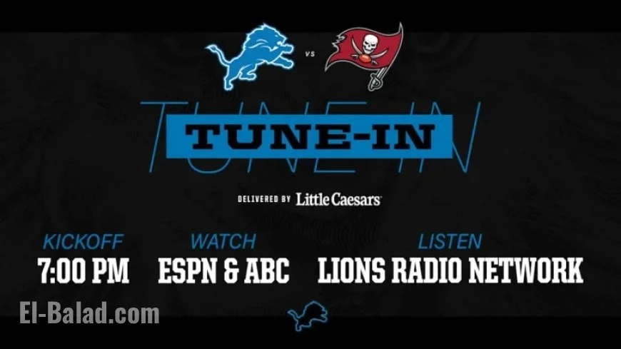 Watch Live: Lions Take on Buccaneers – Detroit Lions Guide