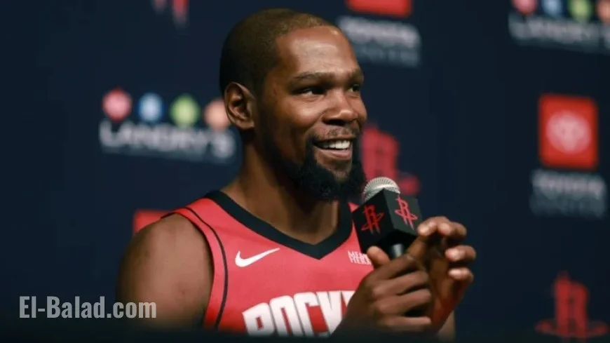 Kevin Durant Inks $90M Rockets Deal, Breaks $598M NBA Earnings Record