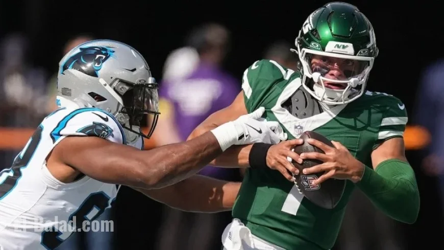 Panthers Defender’s Hard Hit on Justin Fields Sparks Scuffle