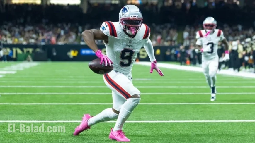 Patriots WR Kayshon Boutte Rises as NFL’s Top Efficient Deep Threat