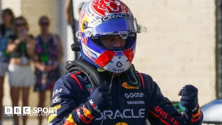 Max Verstappen Secures Austin Pole at US Grand Prix; Norris Second