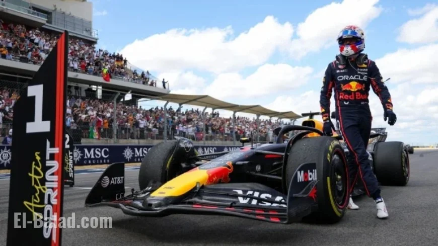 Verstappen Triumphs in Turbulent Austin Sprint Race
