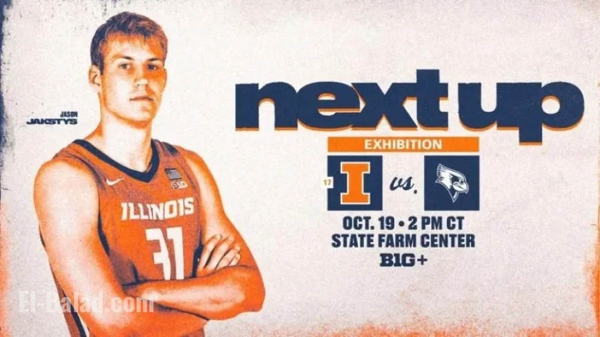 Illinois to Host Sunday Exhibition Against Illinois State