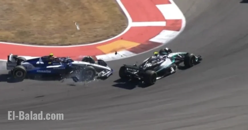 Carlos Sainz Collides with Kimi Antonelli, Losing US GP Glory