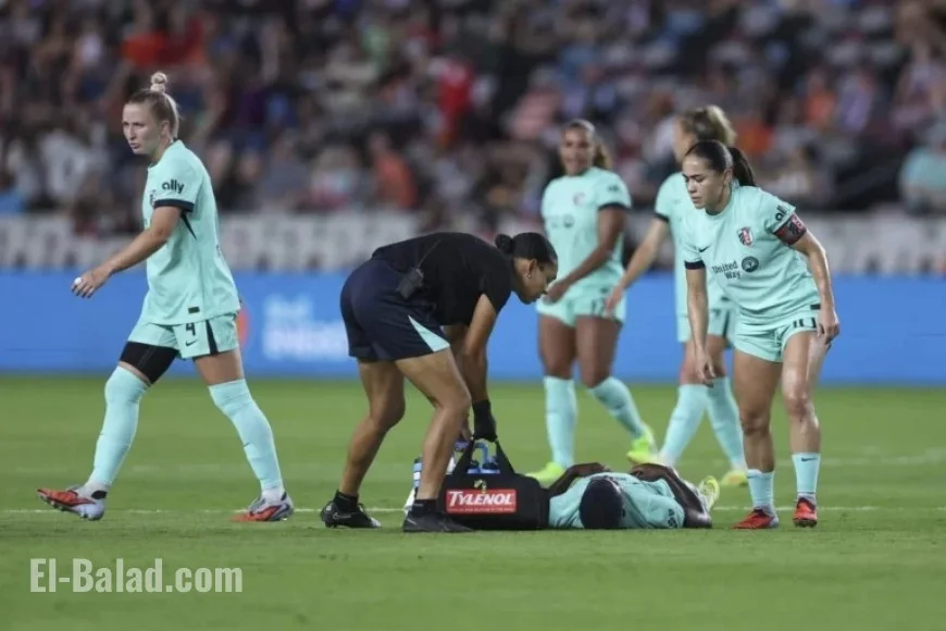 Forward Temwa Chawinga Exits Game Injured in Stunning Loss to Dash
