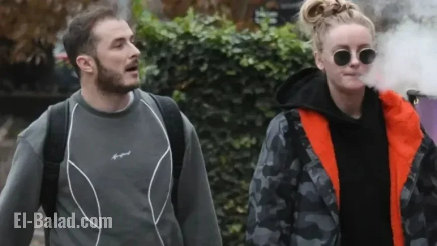 Max Bowden and Katie McGlynn Share Intimate Street Kiss on Night Out