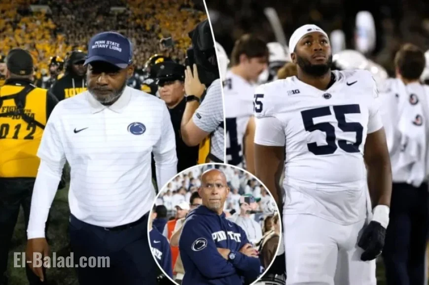 Penn State Loses Lead to Iowa Following James Franklin’s Departure