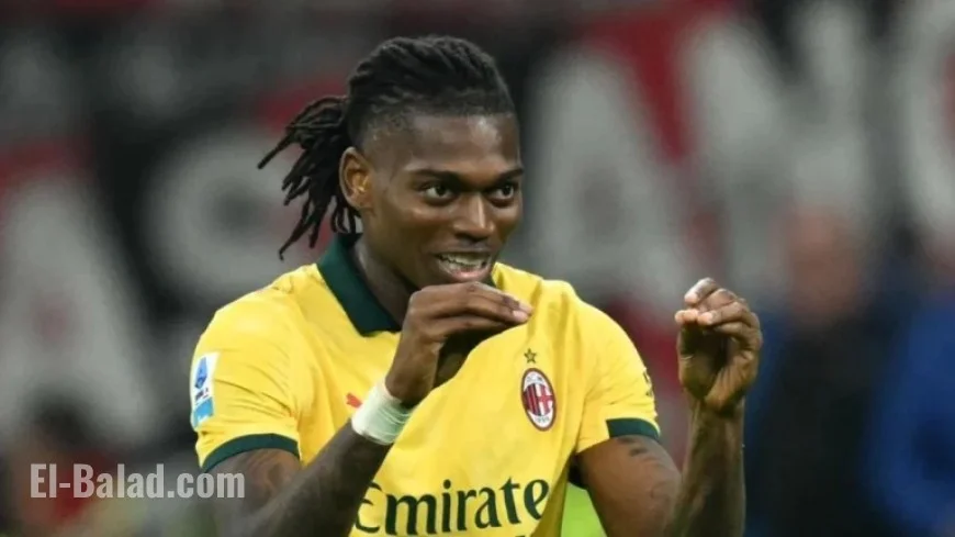 Rafael Leao’s Brace Propels Milan to Top, Overcoming Fiorentina