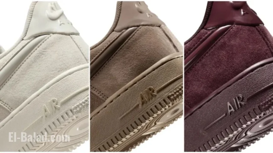 Nike Revamps Iconic Air Force 1 with Premium Suede, Shiny Swooshes