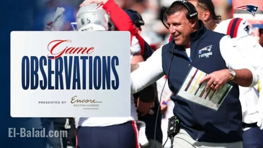 Patriots’ Dominant Week 7 Victory: 8 Key Takeaways Over Titans