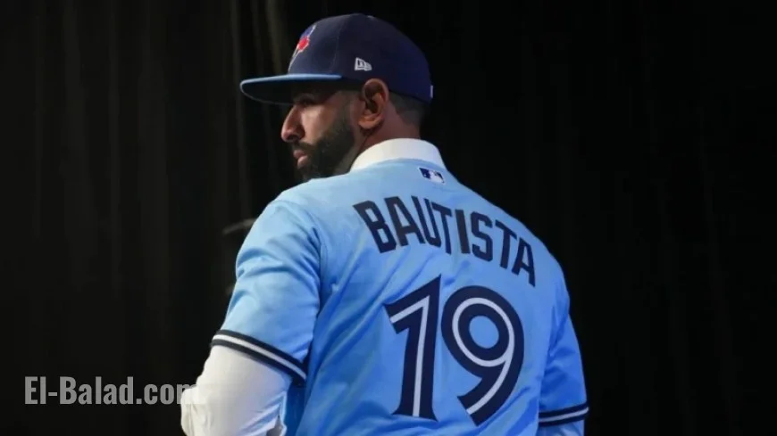 Jose Bautista Throws First Pitch at ALCS Game 6