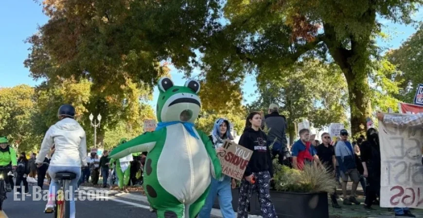 Frog Migration Showcased in Stunning March Across Wetlands