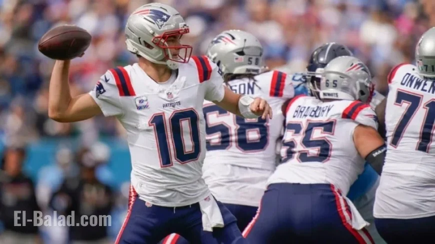 Drake Maye Sets Patriots Record for Completion Percentage