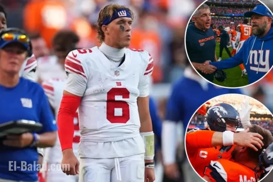 Broncos Rally Overcomes Giants, Ruining Jaxson Dart’s Heroic Effort