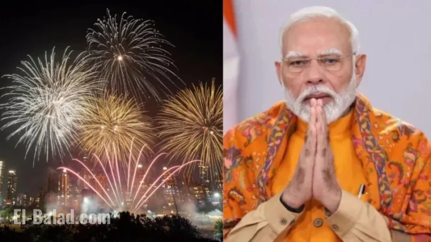 PM Modi Wishes Bright Diwali 2025 for All Lives