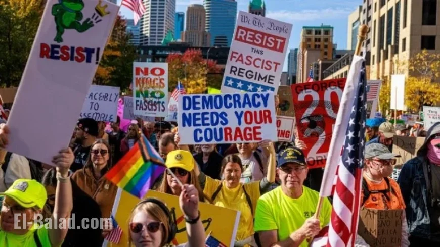 Thousands Protest Against Trump Nationwide in ‘No Kings’ Demonstrations