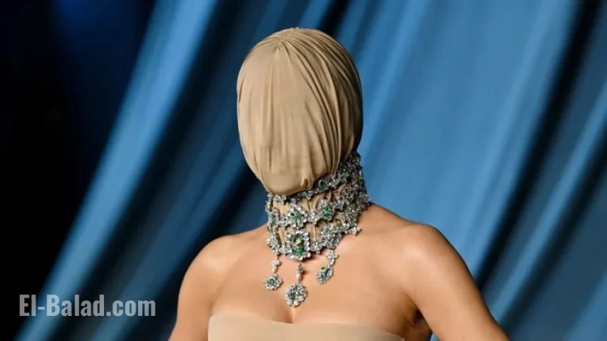 Kim Kardashian Dons Margiela Mask at 2025 Academy Museum Gala