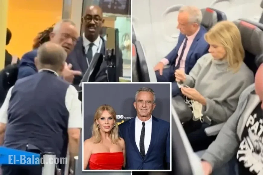 RFK Jr. and Cheryl Hines Commended for Flying Economy on Commercial Flight