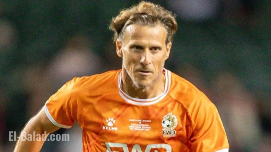 Former Man Utd Star Diego Forlan Hospitalized with Broken Ribs in Veterans Match