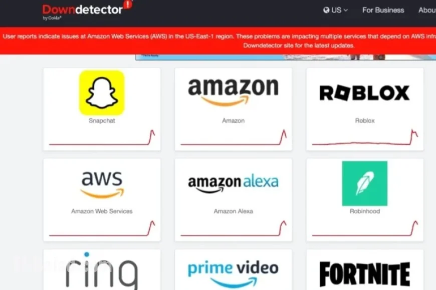 Amazon Web Services Outage Disrupts Websites and Apps
