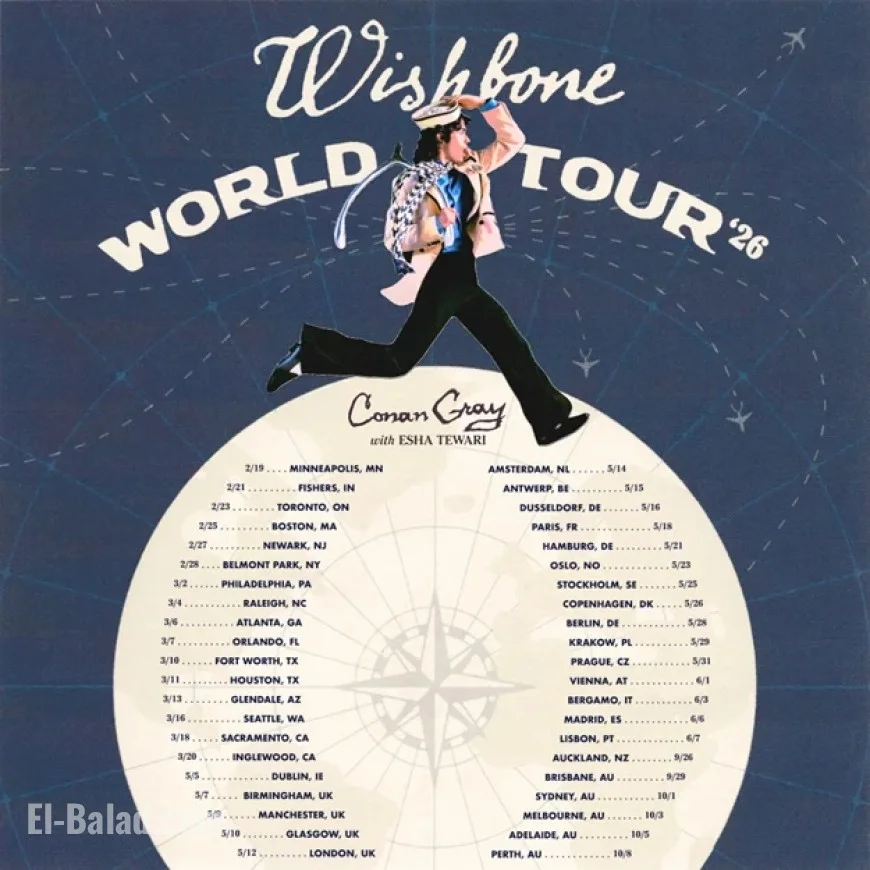 Conan Gray Unveils ‘Wishbone World Tour’ Arena Schedule