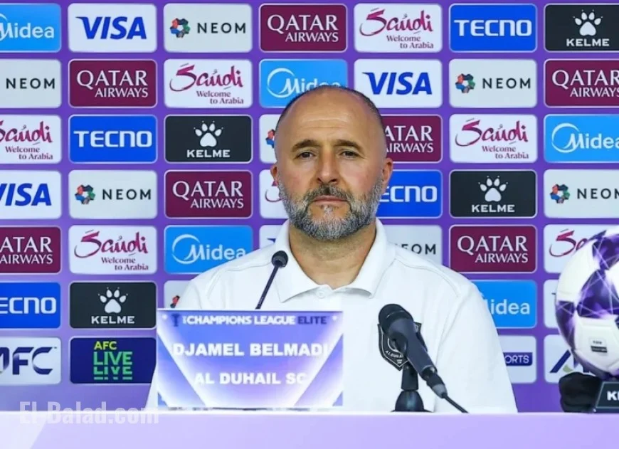 Belmadi Supports Al Duhail in Crucial Al Wahda Match