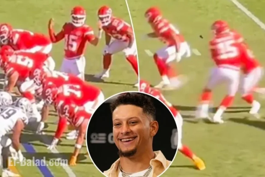 Patrick Mahomes Stuns Broadcasters with Trick Play in Chiefs’ Blowout Victory