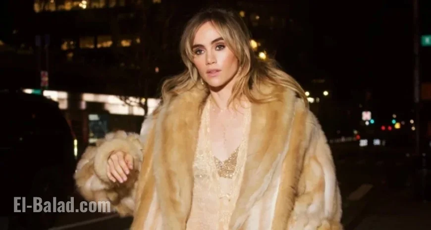 Suki Waterhouse Dines at NYC’s Crane Club in Stylish Fur Coat